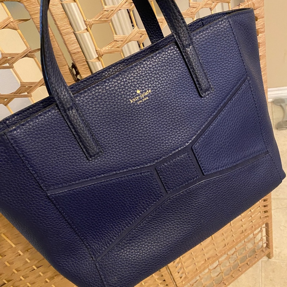 Kate Spade Navy Blue Tote Bag